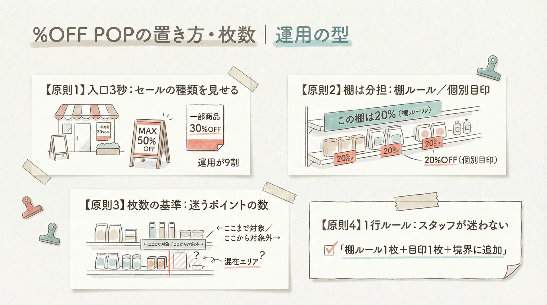 反応を上げる「置き方」と「枚数」：デザインより運用が9割です